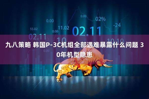 九八策略 韩国P-3C机组全部遇难暴露什么问题 30年机型隐患