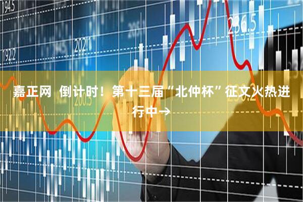嘉正网  倒计时！第十三届“北仲杯”征文火热进行中→