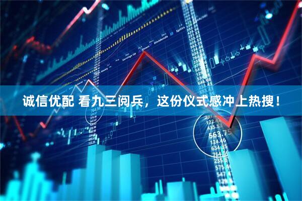 诚信优配 看九三阅兵，这份仪式感冲上热搜！